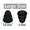 Large Size 6 Pairs Triple Flange Compatible with Shure SE215