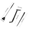 3PCS Stainless Steel Candle Fire Cover Wick Trimmer Scissors Candlewick