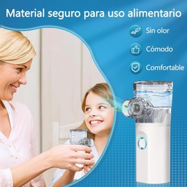 Nebulizador Portatil, Inhalador Eléctrico Silencioso Nebulizador