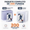 200 Fundas para tarjetas, Protectores de Tarjetas,Top Loader,Card Sleeves