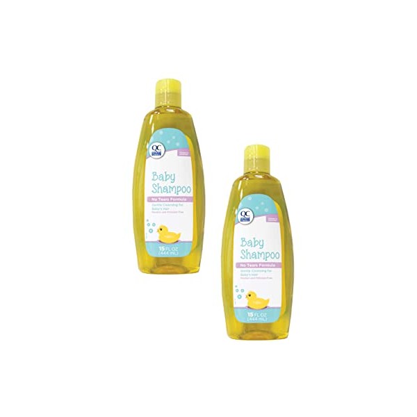Quality Choice Baby Wash & Shampoo No Tears Formula 15 Ounces Each (2)