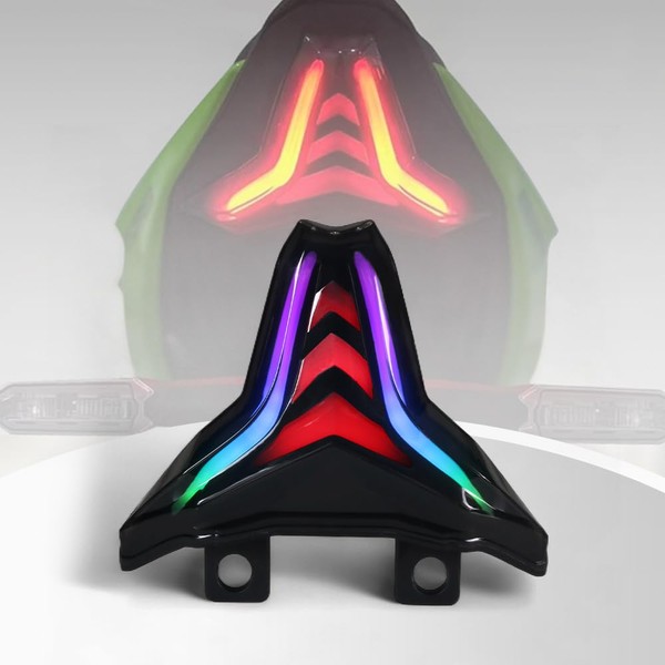 ONE.K.S Motorcycle LED Tail Lights RGB Control for Ninja400 250