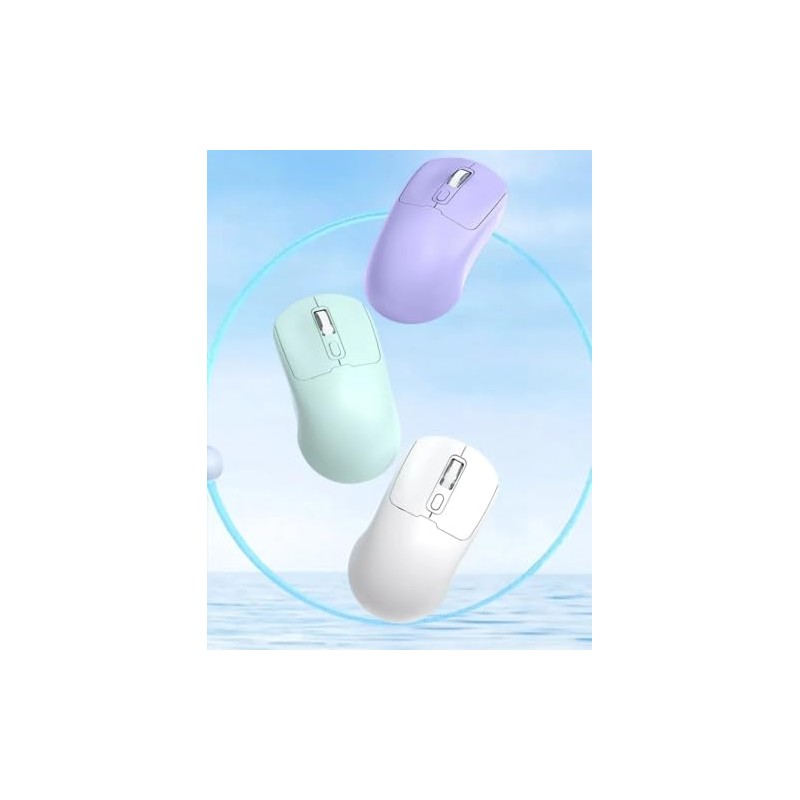 Wireless Bluetooth 5.4 Mouse, 1600 DPI Ergonomic Mouse Wireless for