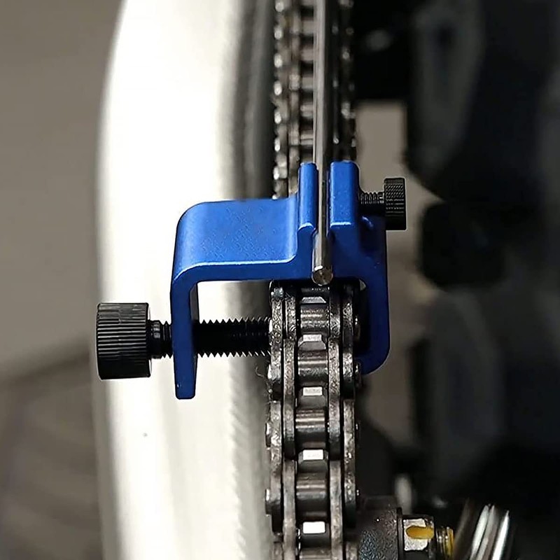 SDYGDB Motorcycle Chain Alignment Tool Aluminium Alloy Sprocket Chain Adjusting