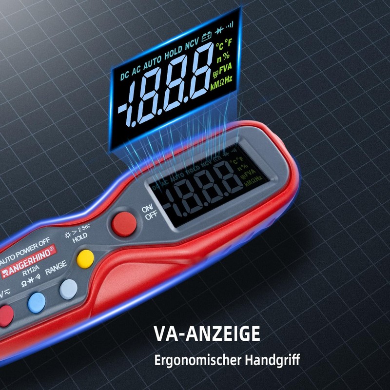 RANGERHINO Digital Multimeter 2000 Counts-112A