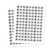 Mis Quince Birthday Black Kisses Stickers, (Set of 216), Quinceanera