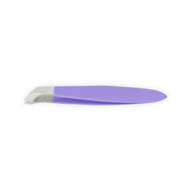 DreamCut Tweezer Nipper With Pusher - Stainless Steel (Purple)