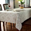 SASTYBALE Jacquard Tablecloth Floral Damask Table Cloth Spill Proof Dust-Proof