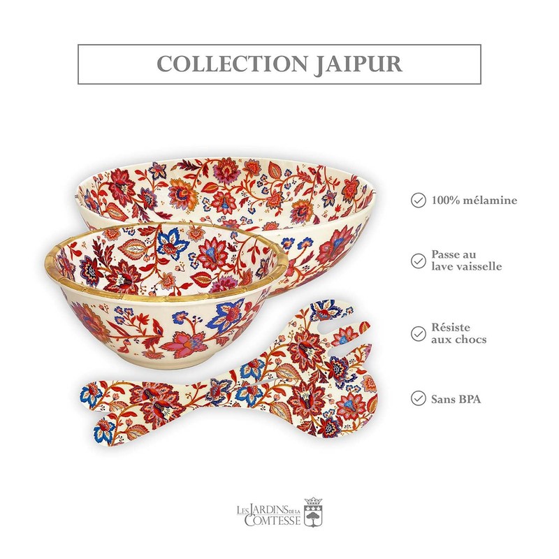 Les Jardins de la Comtesse - Salad Bowl Melamine with