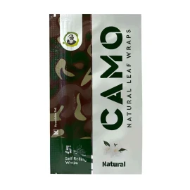 Camo Wraps Natural Leaf Natural Wraps (5 Sheets) - 1 Pouch
