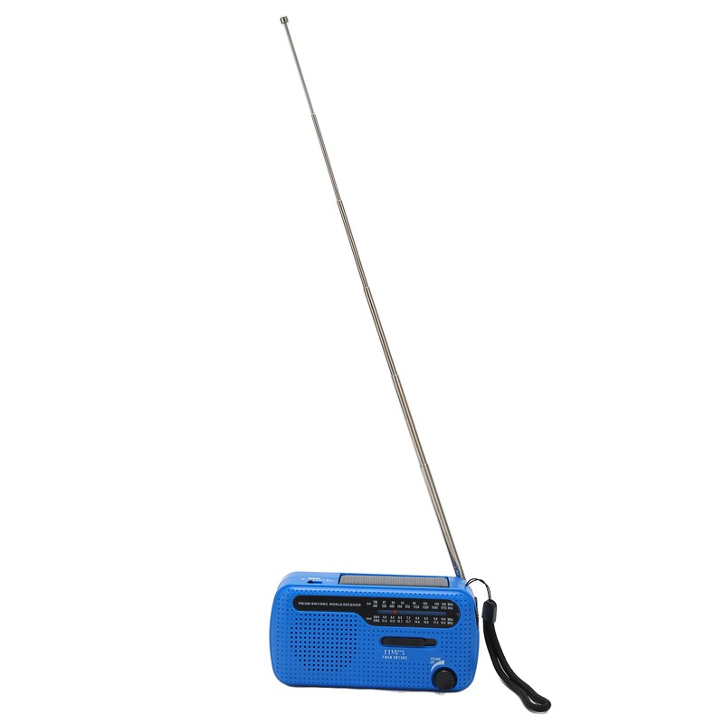 Hand Crank Solar Radio AM FM SW1 SW2 Camping LED
