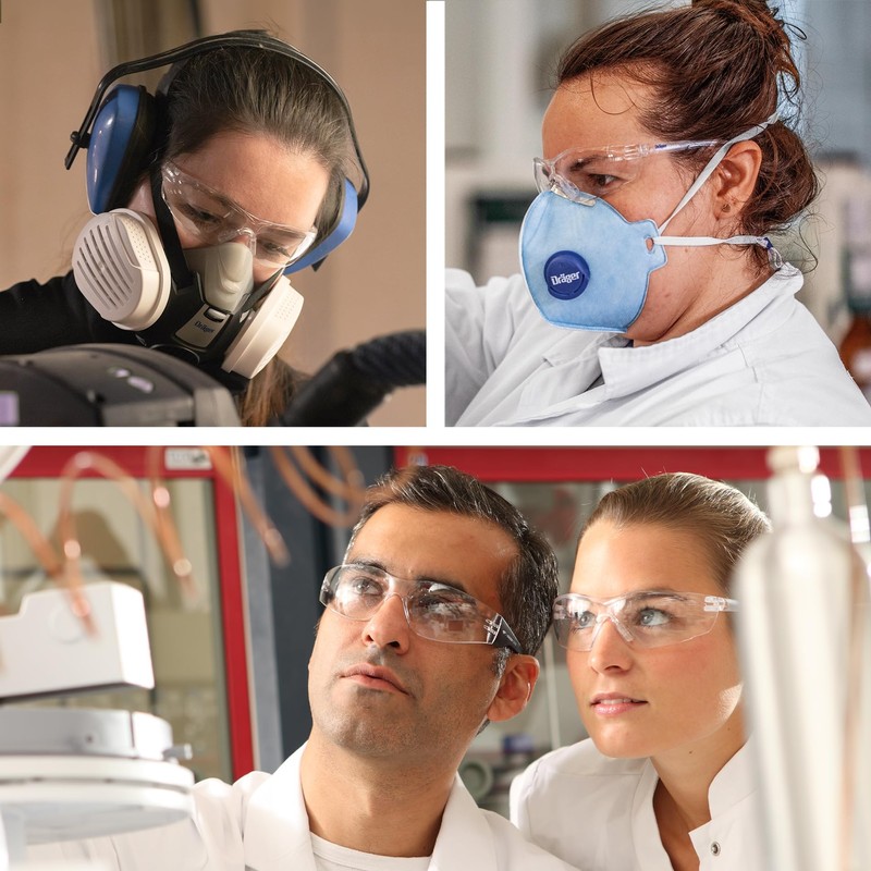 Dräger safety spectacles X-pect 8320 | Lightweight safety spectacles with