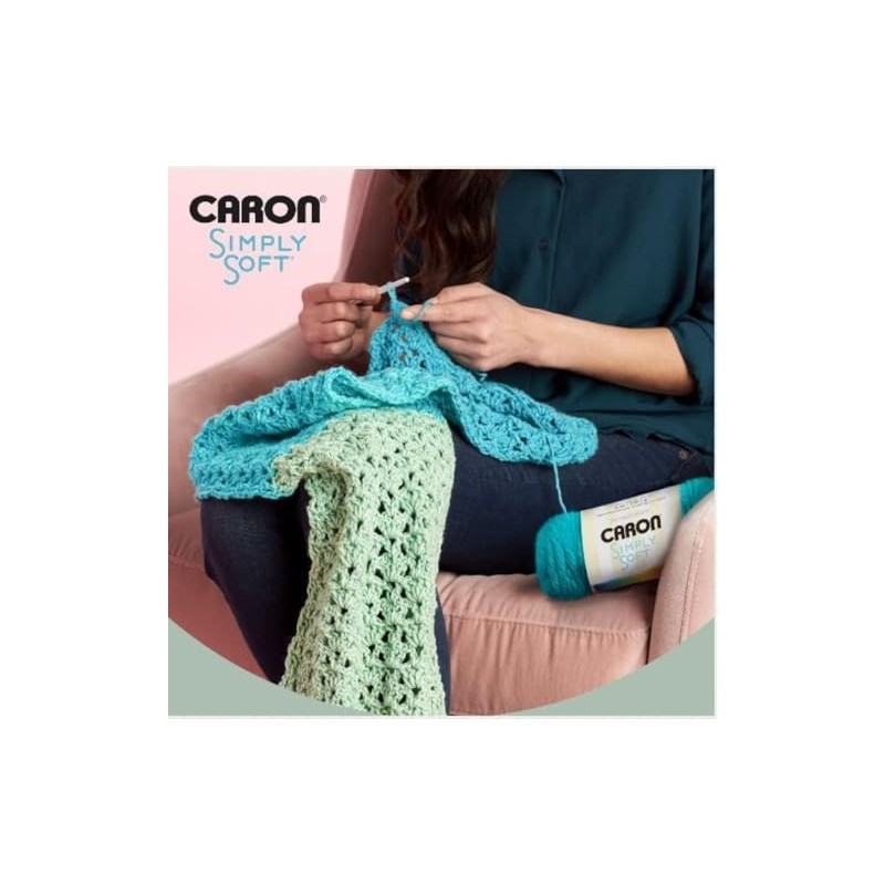 Caron Simply Soft - Hilo de fiesta, 3 onzas, calibre