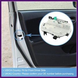 FUELHOOD Front Right Side Door Lock Actuator Motor for Ford for Mustang 2010-2014 F-150 2009-2014 Escape 2008-2012 Focus 2008-2012 9L3Z-5421812-A Premium Fit Design