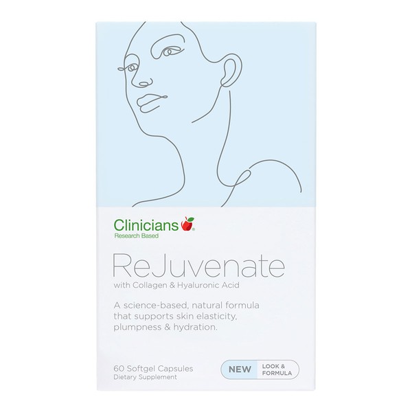 Clinicians ReJuvenate with Collagen & Hyaluronic Acid - 60 capsules