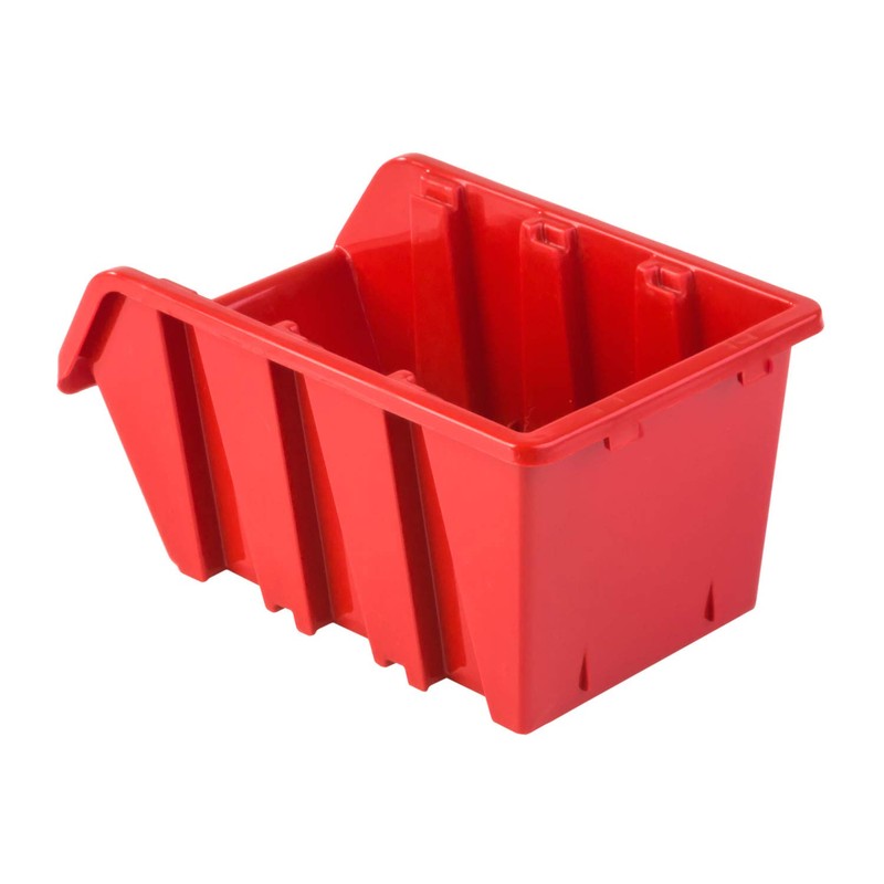 PAFEN Set of 100 x Stacking Boxes NP4 Red Storage