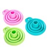 1Pc Color Random Silicone Gel Practical Collapsible Foldable Silicon Kitchen