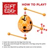 Easter Egg Orange 3D Maze Puzzle, Surprise Toy for Egg