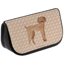 Mr. & Mrs. Panda Great Dane Cosmetic Bag, Gift Toiletry Bag, Cosmetic Bag, Make Up Bag, Great Dane, Pet, Toiletry Bag, Makeup Bag, brown, Hand Drawn