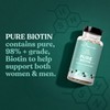 Biotin 5000 mcg Hair Skin Nails Supplement – High-Potency Hair