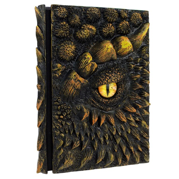 Mazeran 3D Dragon Hardcover Embossed Journal, Antique Handmade Earth Dragon