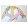 LR Supplies Easter Egg Hunt Signs 6pcs Wooden Garden Trail
