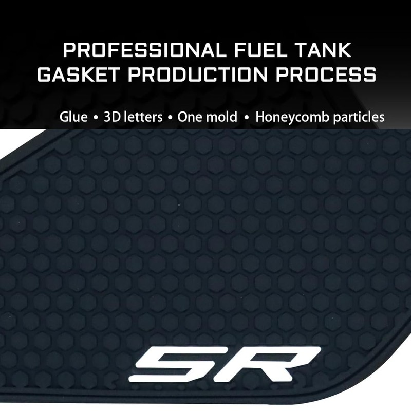 NEW Motorcycle Non-slip Side Fuel Tank Stickers Waterproof Pad Rubber