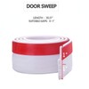 Suptikes Door Draft Stopper Under Door Sweep for Exterior &