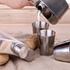 Spldsun Pack of 12 Hip Flask Mugs, Stainless Steel Cups,
