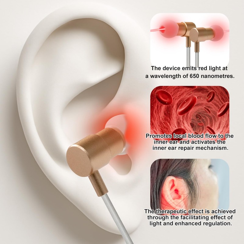 Red Light Therapy for Ears, USB Red Light Therapy for