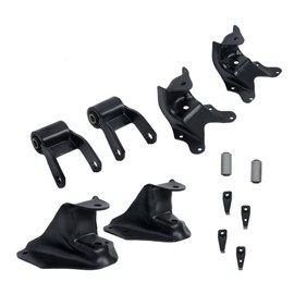 GXYWADY Real Leaf Spring Forward Rearward Hangers and Shackles Replacement for Excursion 2000-2004 F250 F350 Super Duty 1999-2007