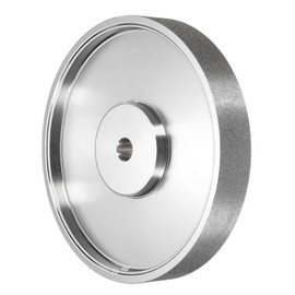 HARFINGTON Diamond Lapidary Wheel 6 Inch x 1 Inch with 1/2" Arbor Hole 240 Grit Jewelry Grinding Wheels, for Stone Marble Gem Glass Ceramics Crystal Cemented Carbide Steel