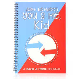 Risipu Just Between You And Me Kid Journal Notebook, A Back & Forth Journal Between Grown-Up & Kid Paperback, Communication Journal For Parents and Kids