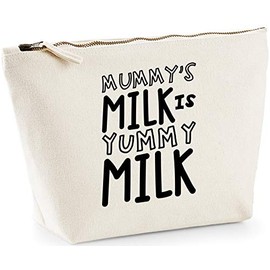 Hippowarehouse Mummy's Milk is Yummy Milk printed make up cosmetic wash bag 18x19x9cm