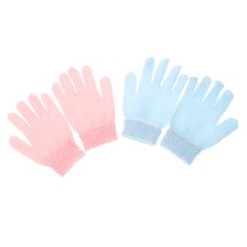 MERRYHAPY 1set Exfoliating Bath Gloves for Gentle Scrubbing and Deep Cleansing Dual-sided Body Scrub Gloves for All Skin Types for Spa and Shower Use