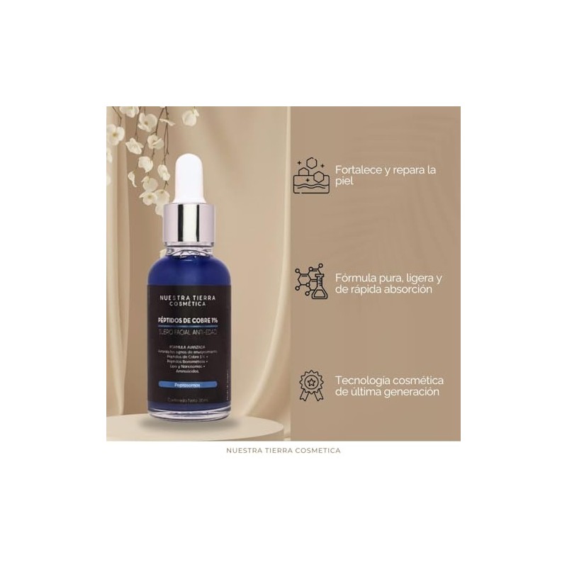 Peptidos De Cobre Suero Facial