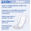 LivDry High Absorbency Pad Insert for Incontinence Briefs and Adult