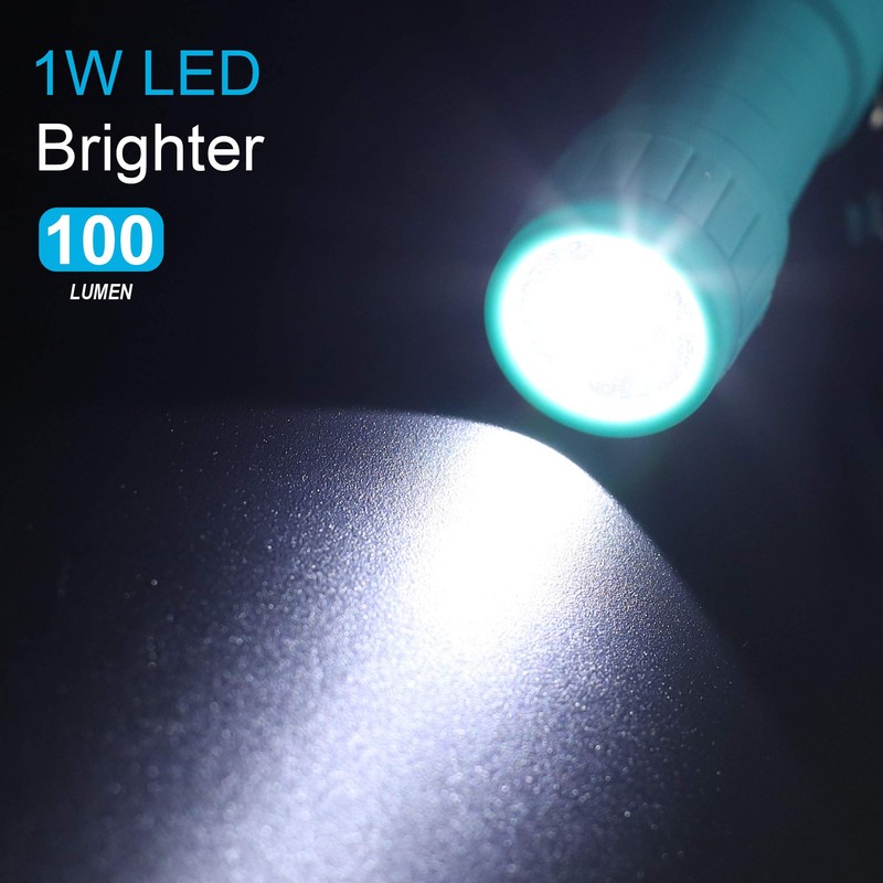 FASTPRO 10-Pack, Super Bright 100-Lumen (1W) LED Mini Flashlight Set,