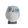 YZYOE Solar Powered White Blue Eyed owl Lights, Garden Decorative