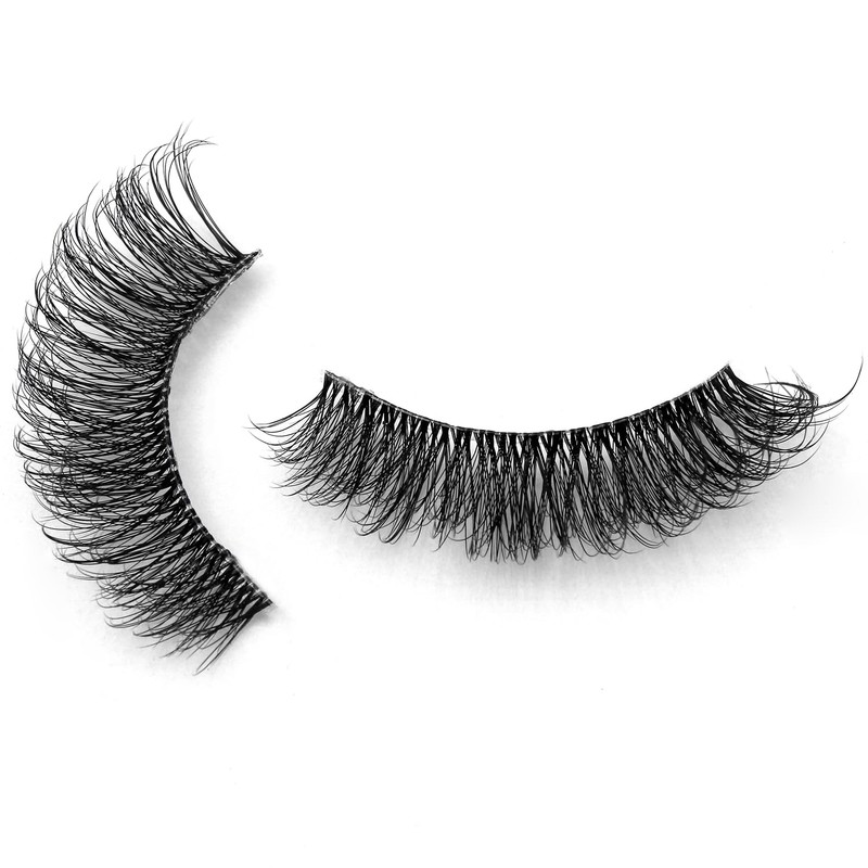 Clear Band False Eyelashes, D Curl, Russian Stripes, False Eyelashes,