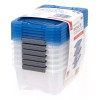Iris 6 Cajas Organizadoras Almacenamiento Plástico Apilable 12.2l