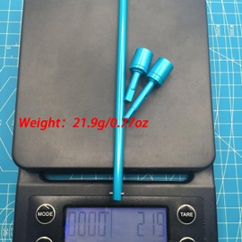 AFDHGS Aluminium Propeller Joint & Shaft Set for Tamiya TT-02 TT-02B 54501. 54502.Propeller Joint Shaft Accessories Upgrade Parts(Blue)