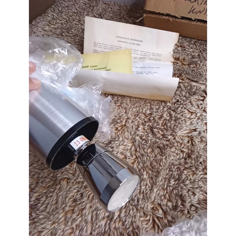 AHP A.H.P Bacteriostatic Water Treatment Systems Showerhead Filter Unit -
