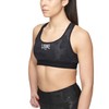 Leone 1947 CAMOBLACK SPORTS BRA Women's Sports Bra Top, Black