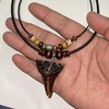 Shark Tooth Necklace for Men Boys Double Layer Necklace -