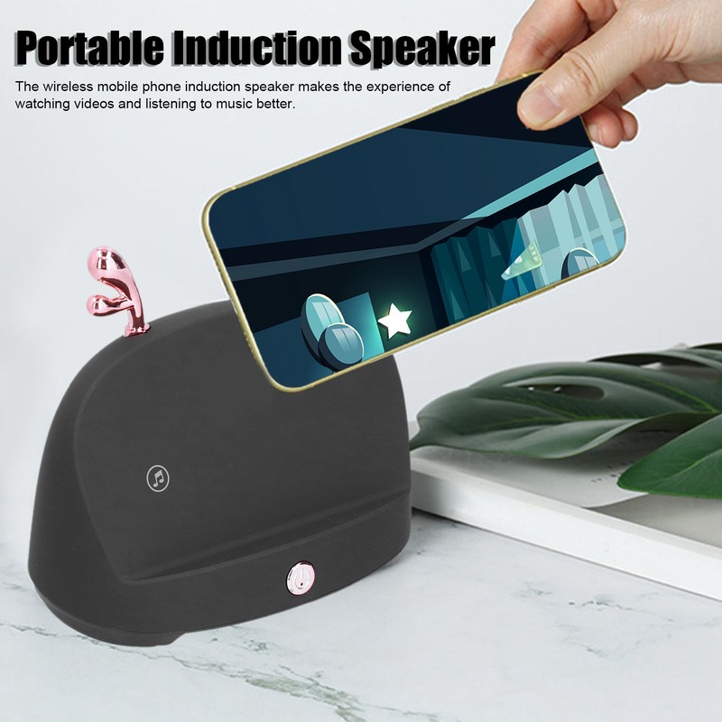 XM‑318 Wireless Speaker Mobile Phone Induction Portable Base Induction Speaker