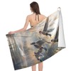 VANZEV Flying Ducks Beach Towel 31inx51in, Wildlife Sand-Free Microfiber Bath