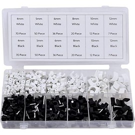 Rolson 61290 390 pc Cable Clip Assortment