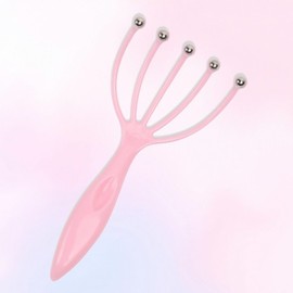 Therapy Lymphatic Circulation Healing Relaxation Handy Rolling Body Scraper Pink 6ea