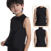 GRDFLX Youth Kids Baseball Chest Protectors Padded Compression Shirt Heart